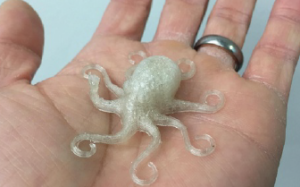 3D-printing and machine learning control of soft ionic polymer-metal composite actuators